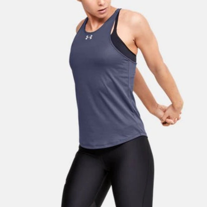 Under Armour UA Qualifier HexDelta Sports Tank Small Activewear Racer Back new
