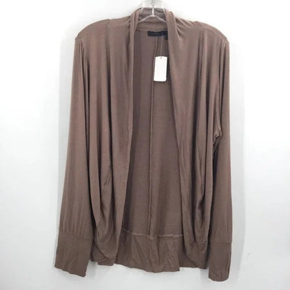 RDI Women's Cardigan Sweater Plus Size 1X Dune (Light Brown) NEW Classic XL