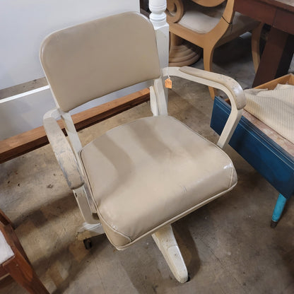Secondhand Sandies:Vintage metal tanker office rolling chair
