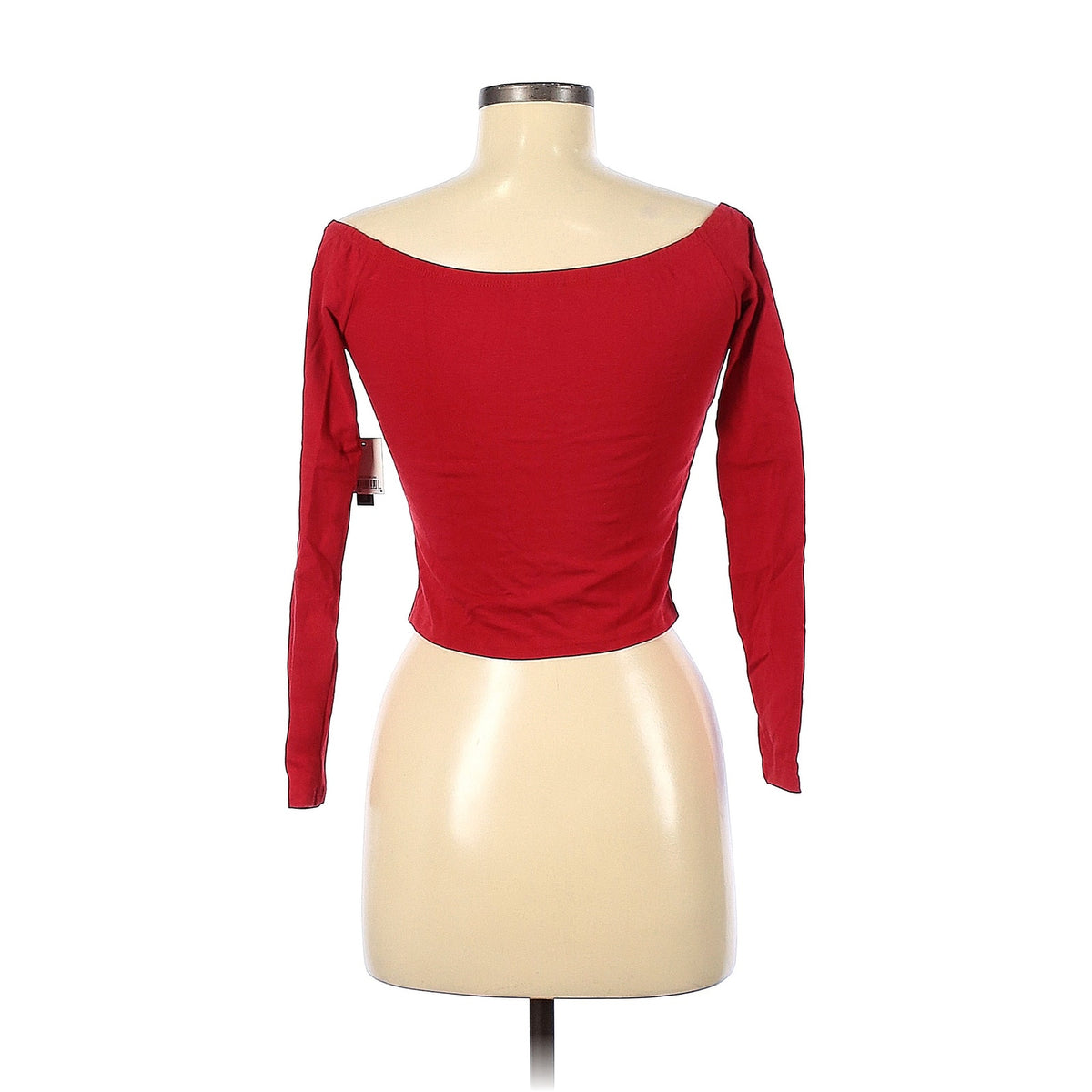 BP. Long Sleeve Top Size Medium  Red Long Sleeve Top Cropped Length NWT