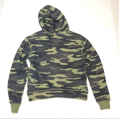 SOCIALITE Fleece Hoodie Sweatshirt Pullover Sz Large Camouflage NWT Long Sleeve