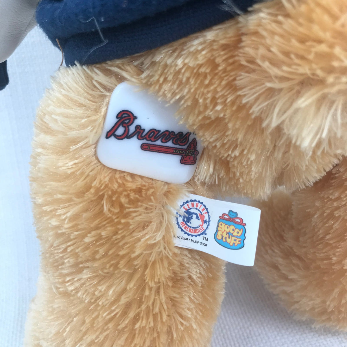 Braves Kids Plush Teddy Bear Trainer Embroidered Jacket Good Stuff NWT