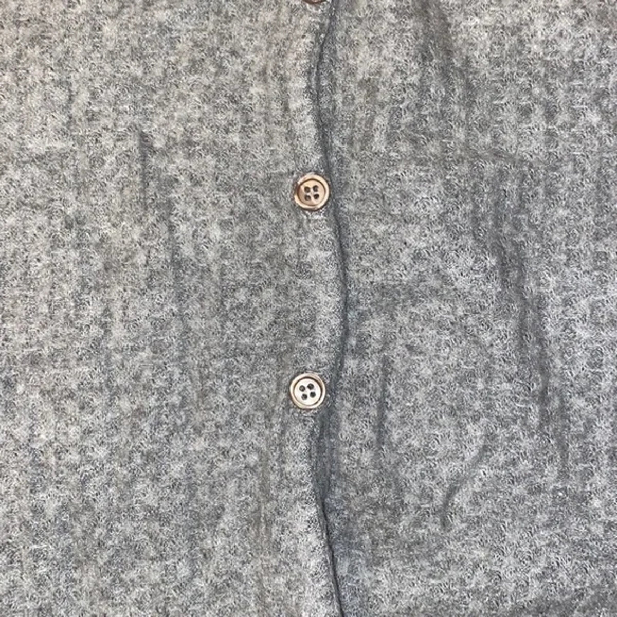 Socialite Women's Cropped Cardigan Sweater Small Grey NWT V-Neck Long Sleeve