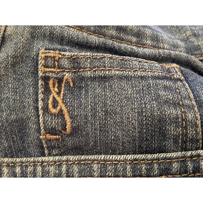 Style&co. Denim Five Pocket Straight Leg Jeans Sz 18 Short Medium Blue Wash NWT