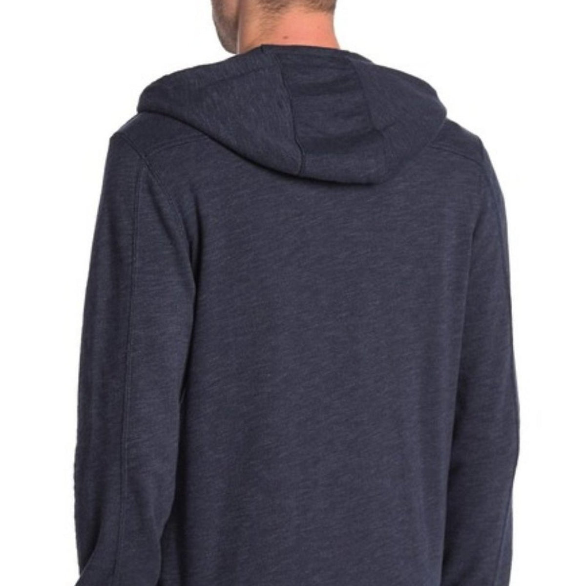 Grayers Montague Zip Up Hoodie Long Sleeves Front Zip Closure Navy X_large New