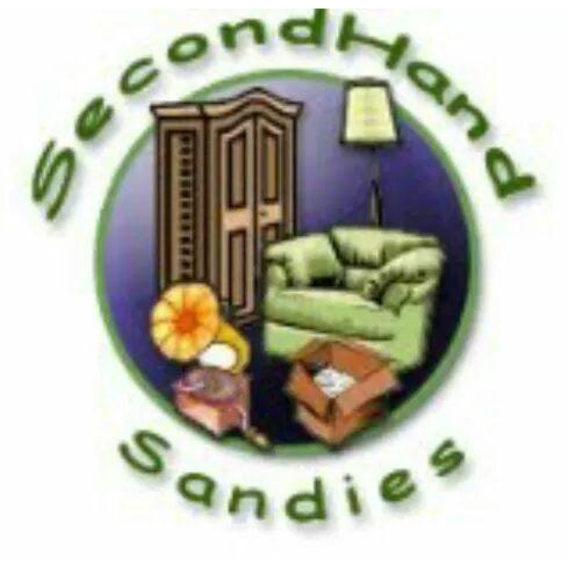 SECONDHAND SANDIES: 24" x 40"  blue framed mirror hang vertical or horizontal