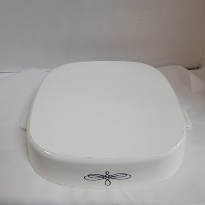 Black Trefoil P-22-ES Electromatic Skillet Dish by Corning Ware Baking Handle