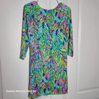 Lilly Pulitzer Carol Shift Dress in Multi Hot Spot Size 2 Colorful Bold Printed