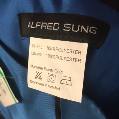 Alfred Sung NEW High Low Ball Gown Blue Size 6