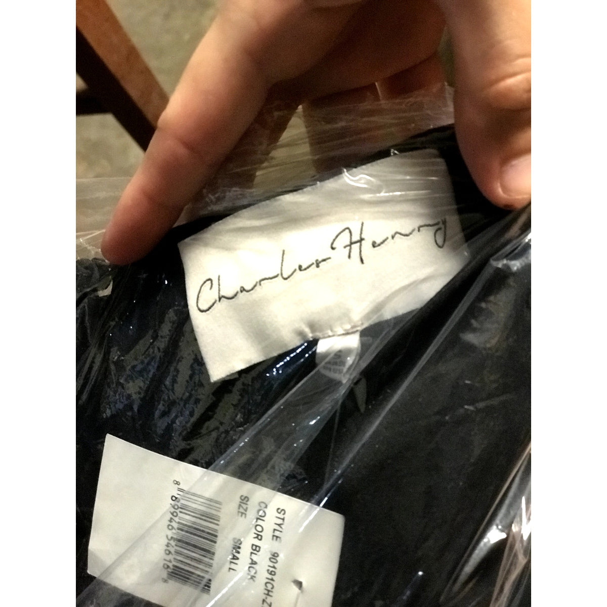 Charles Henry NWT Black Bell-Sleeve Shift Dress Size Small