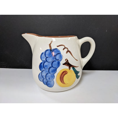 Stangl Pottery Blueberry Grapes Fruit IV Ceramic Jug