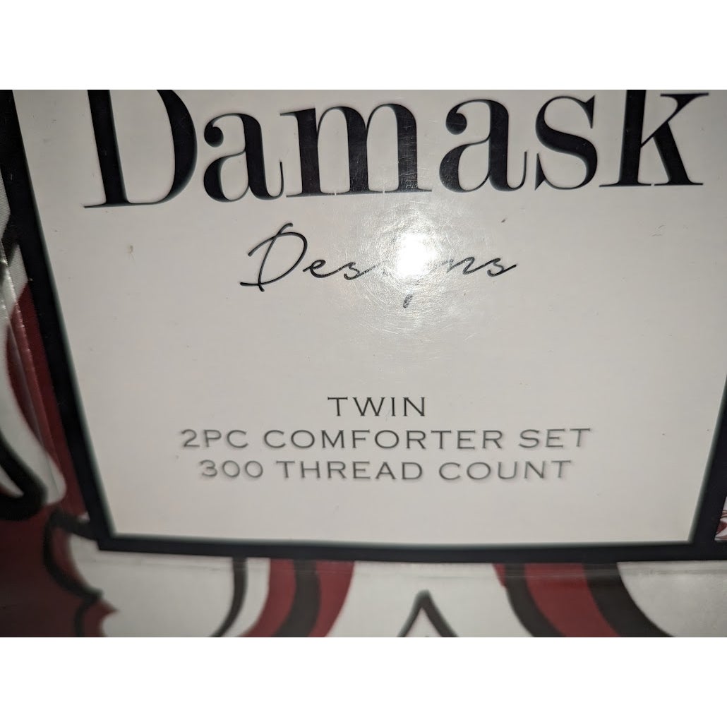 Charter Club Damask Designs Outline Damask Comforter Set 2pc 300 Thread ct Twin