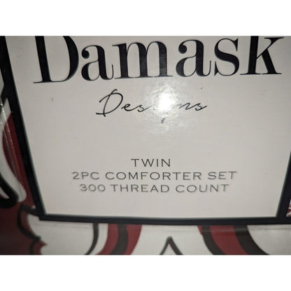 Charter Club Damask Designs Outline Damask Comforter Set 2pc 300 Thread ct Twin