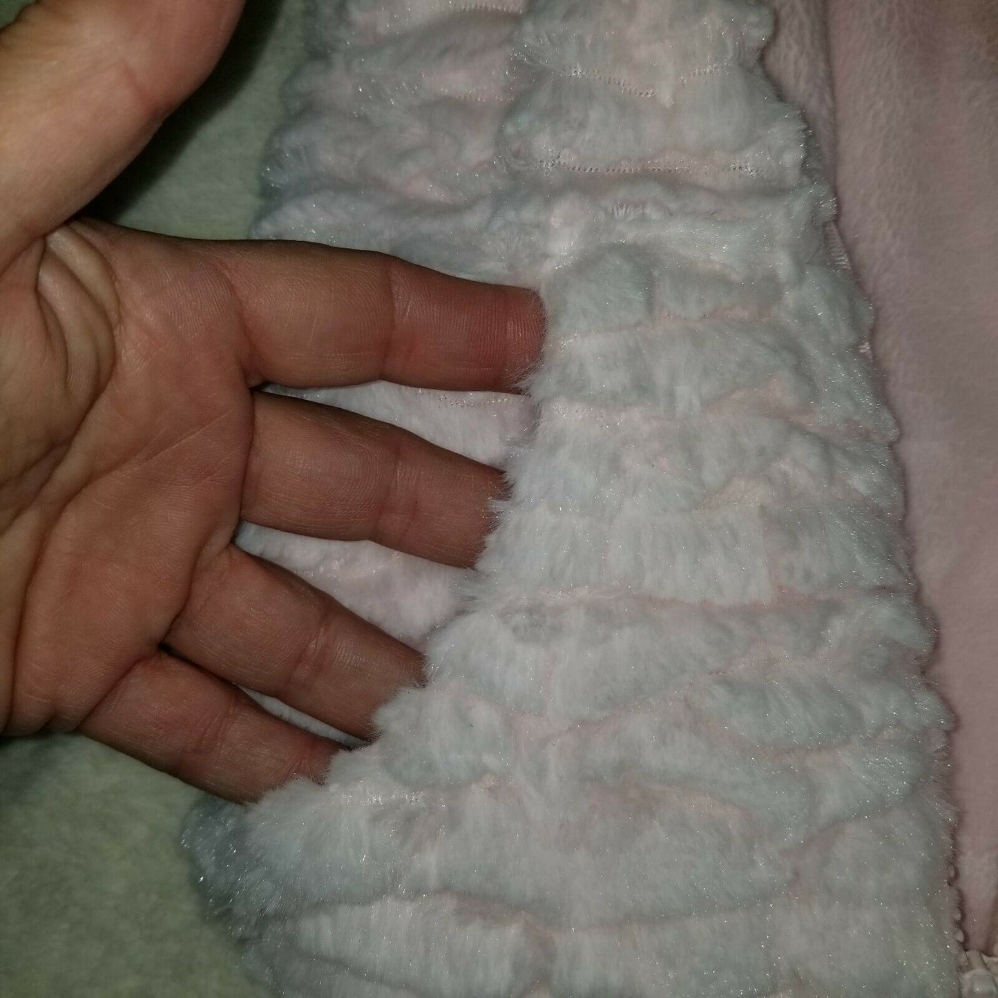 Widgeon Faux Fur Vest Full Front Zip Mock Neck Sleeveless 2 Front Pockets Pink 4