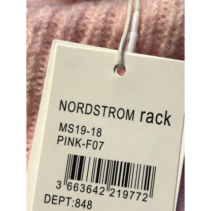 Frnch Paris NWT Cable Knit Turtleneck Sweater Pink F07 Size Small /Medium