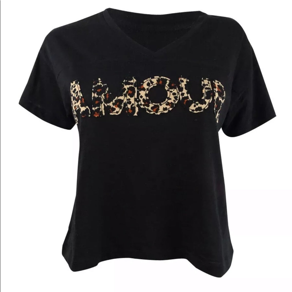 Jenni Women’s Graphic Sleep T Shirt Print Amour Size X-Small