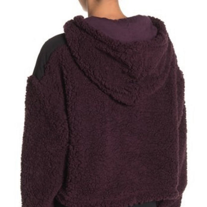 Z by Zella Sheila Fleece Hooded Purple Plum Size Medium winter