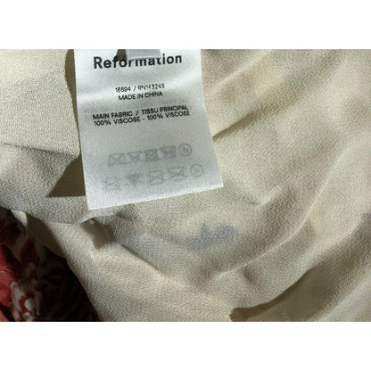 Reformation Binx Floral Frolic Mini Dress Sz 10 Multicolor Floral NWT Sleeveless