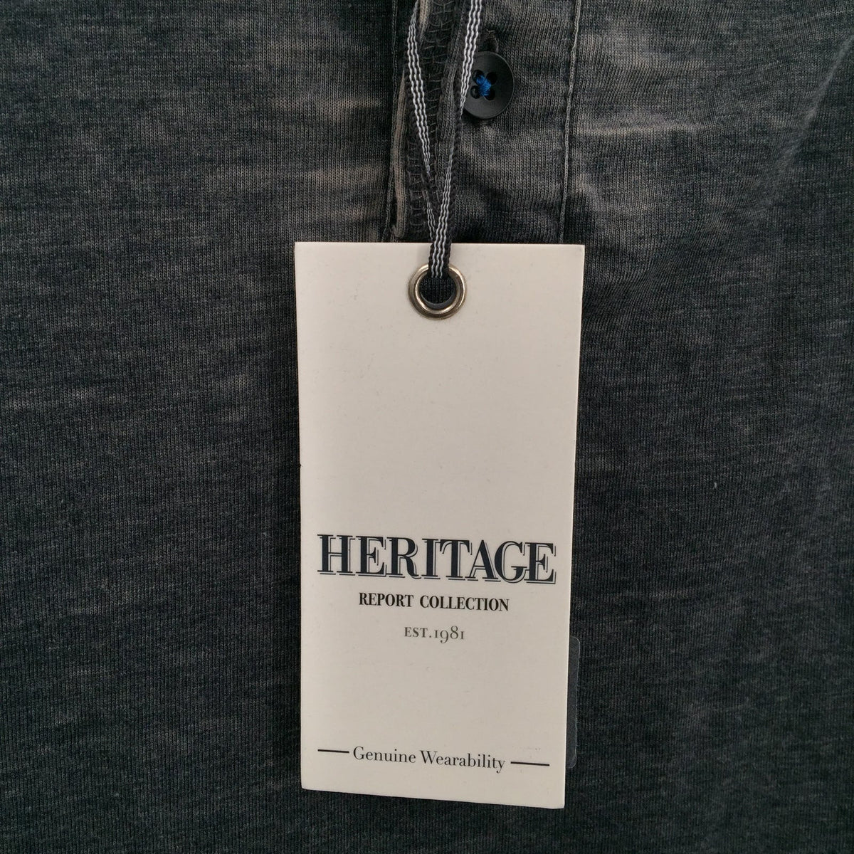NWT Heritage Collection Hooded Sweatshirt Long Sleeve Button Up Gray Size XXL