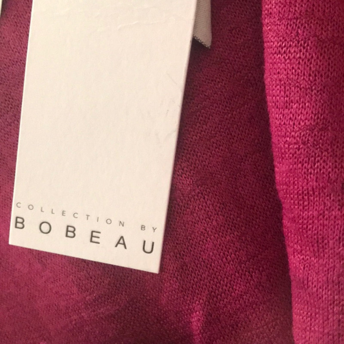 NWT Bobeau Ella Flutter Sleeve Scoop Neck Top Oversize Small