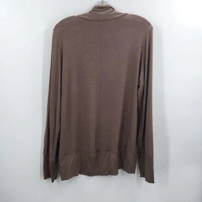 RDI Women's Cardigan Sweater Plus Size 1X Dune (Light Brown) NEW Classic XL