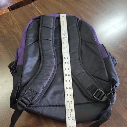 Eastsport Unisex Campus Tech Backpack Purple NEW Black Zipper Travel Packable