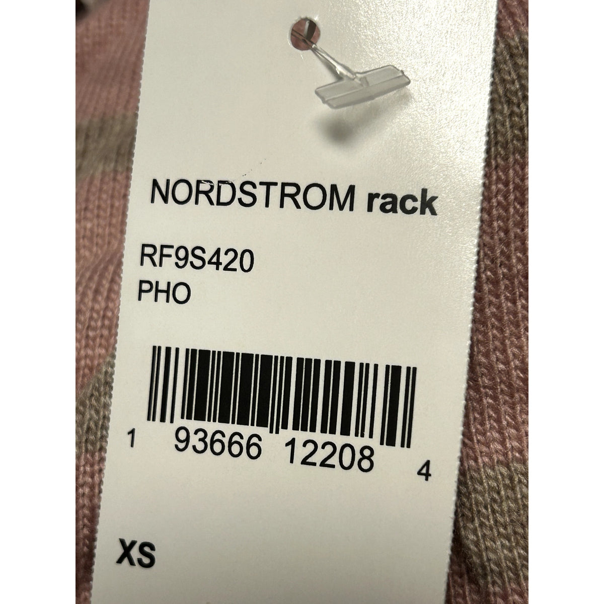 Splendid NWT Tradewinds Pink Gray Striped Crewneck Sweater Size XS