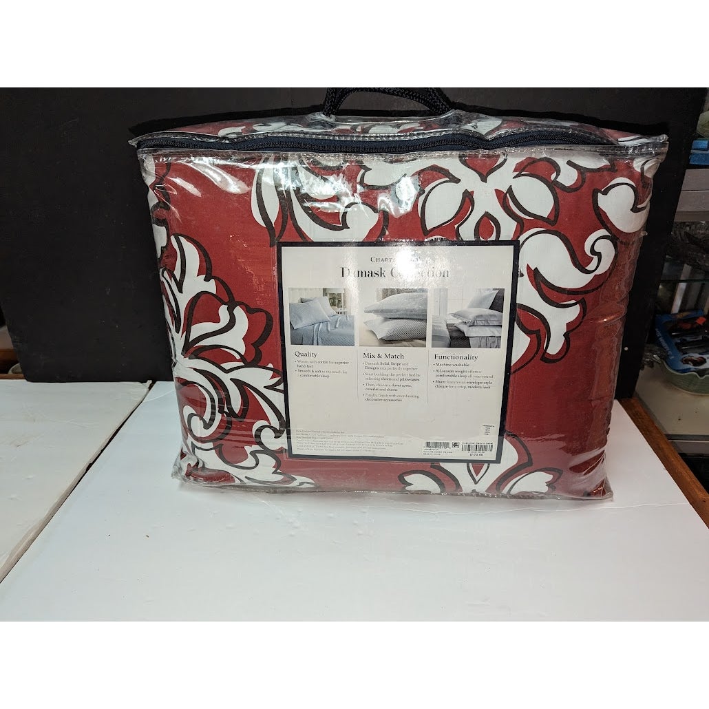 Charter Club Damask Designs Outline Damask Comforter Set 2pc 300 Thread ct Twin