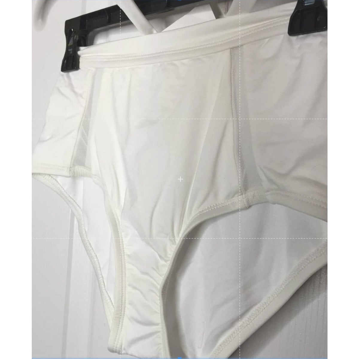 Mossimo Del Mar Camilla Bralette Bikini 2 Pc SwimWear High Waist Small White