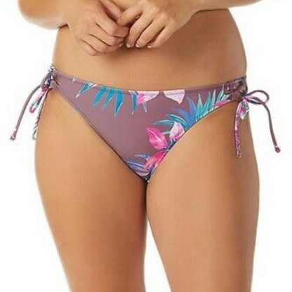 Raisins Hipster Mauve Side Tie Bikini Bottom Size Large