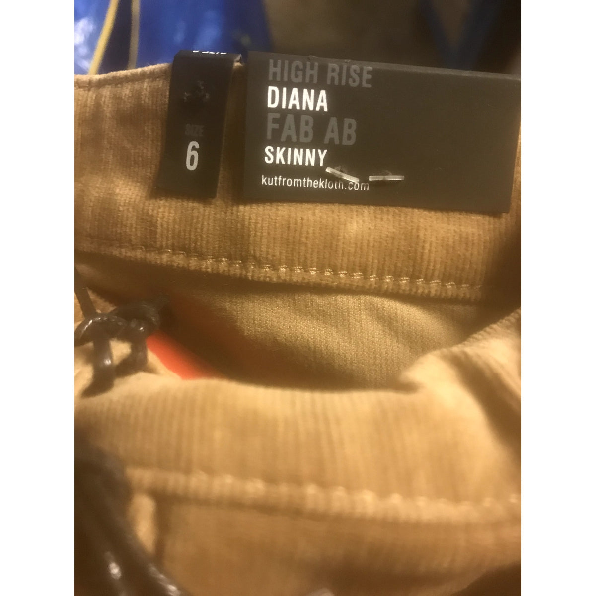 KUT NWT Diana Relaxed Fit Skinny Jeans In Swamp Size 6