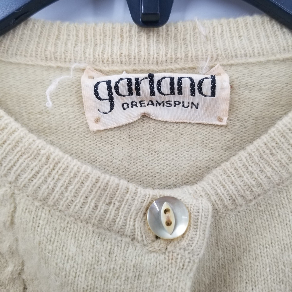Garland Downy Spun Vintage 2 Piece Skirt Top dreamspun Wool Knit Wiggle