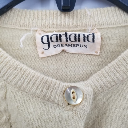 Garland Downy Spun Vintage 2 Piece Skirt Top dreamspun Wool Knit Wiggle