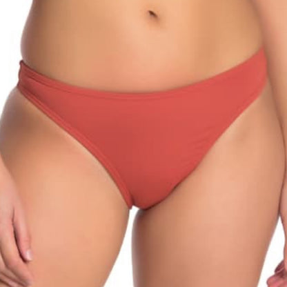 The Bikini Lab Solid French Bikini Bottoms Size XLarge
