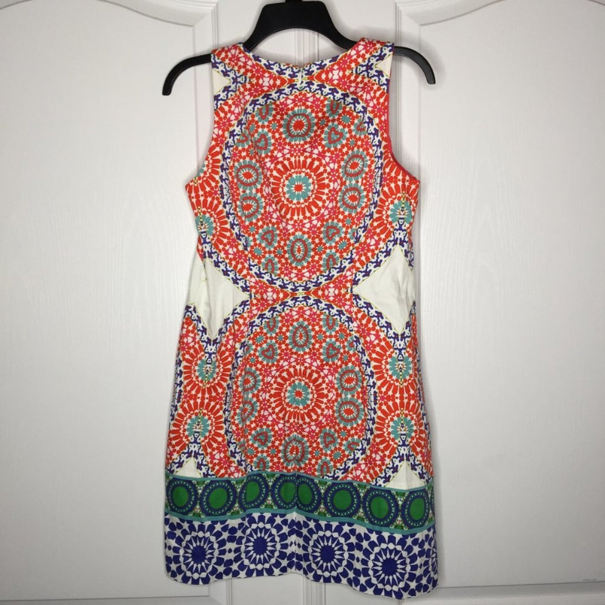 London Style Collection Fit & Flare Dress Knee Length Multicolor Floral Size 6