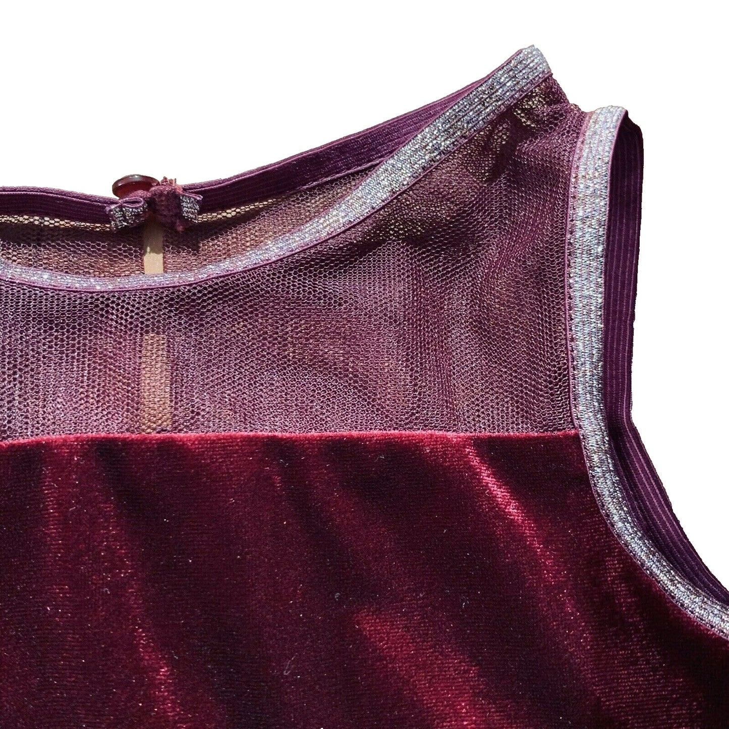 Ava & Yelly Girl's Sleeveless Burgundy Tutu Holiday Dress Sz 6 Burgundy NWOT