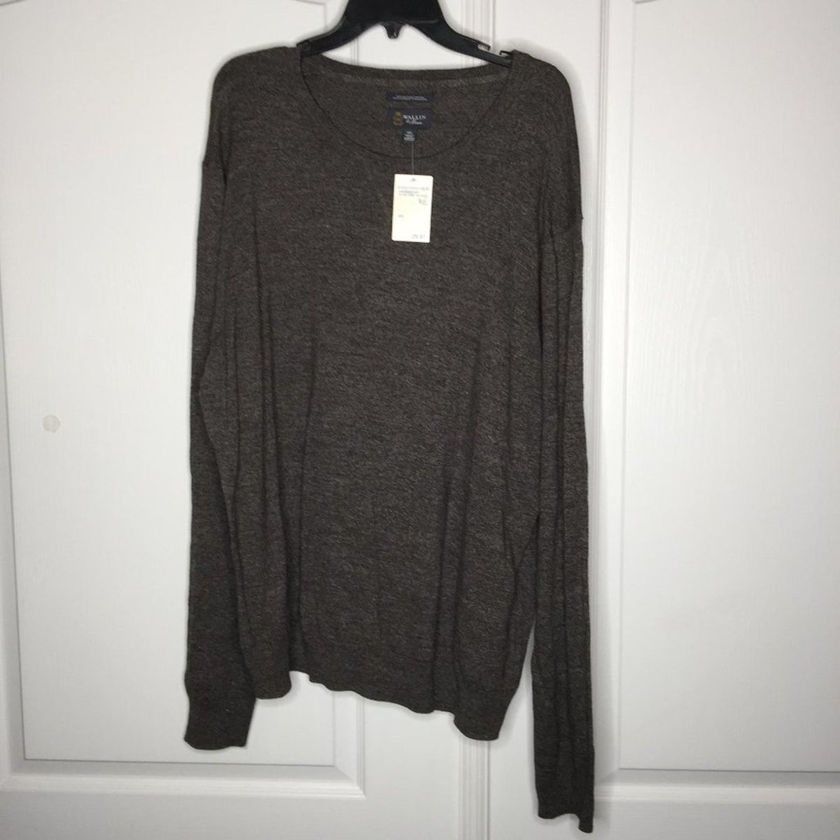 Wallin & Bros Classic Sweater Crew Neck Long Sleeve Olive Tuscan Marl Size XXL