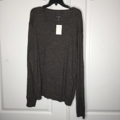 Wallin & Bros Classic Sweater Crew Neck Long Sleeve Olive Tuscan Marl Size XXL