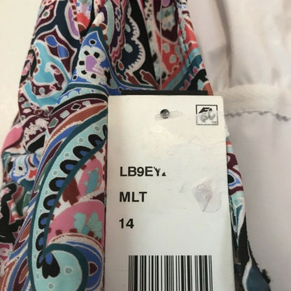 La Blanca NEW Swirling Around Paisley Strappy-Back One-Piece Halter Swimsuit 14