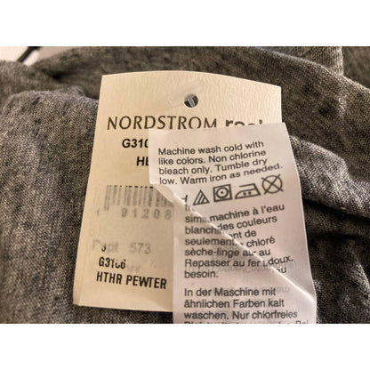 Madewell Ultra Soft Cotton Crew Neck Pocket Tee Size XXS Heather Pewter NWT