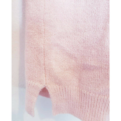 Wit & Wisdom Cable Knit Star Sweater Size Medium in Whisper Pink NWT
