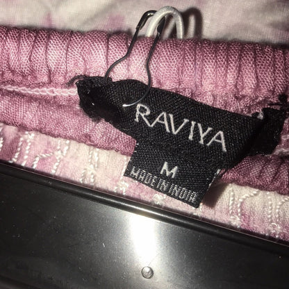 Raviya NWT High Waisted Purple White Tie Dye Skirt Size Medium