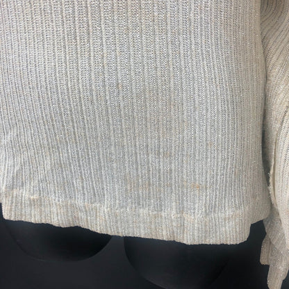 VINTAGE Adelaar 60s 2 Pc. Set Sleeveless Shirt Cardigan Silver Gold Size 10