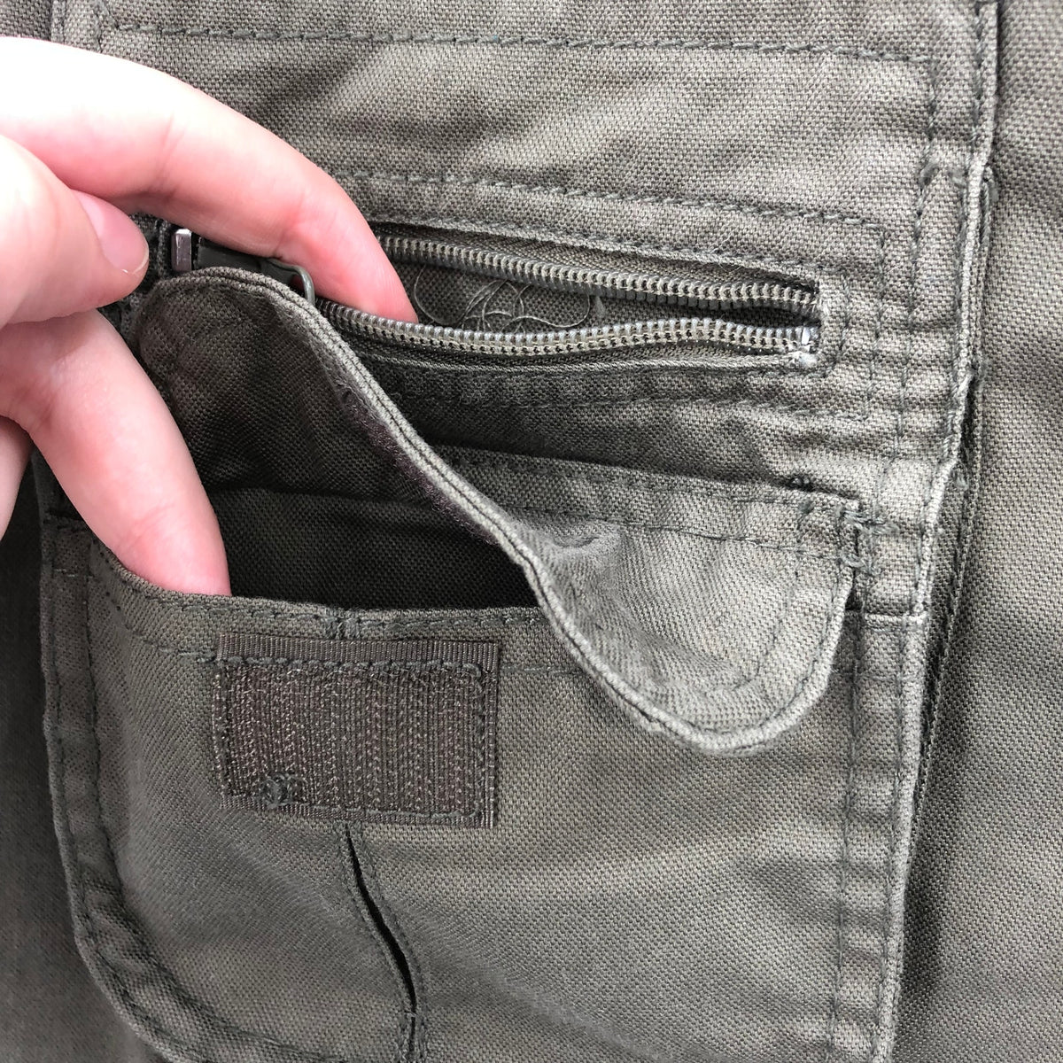 GUIDE GEAR Men's Full Zip Concealment, Photography, Shooting Vest Green Size L