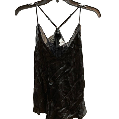 Socialite Camisole Top Extra Small XS Black NEW Lace Trim Cross Back X-Back