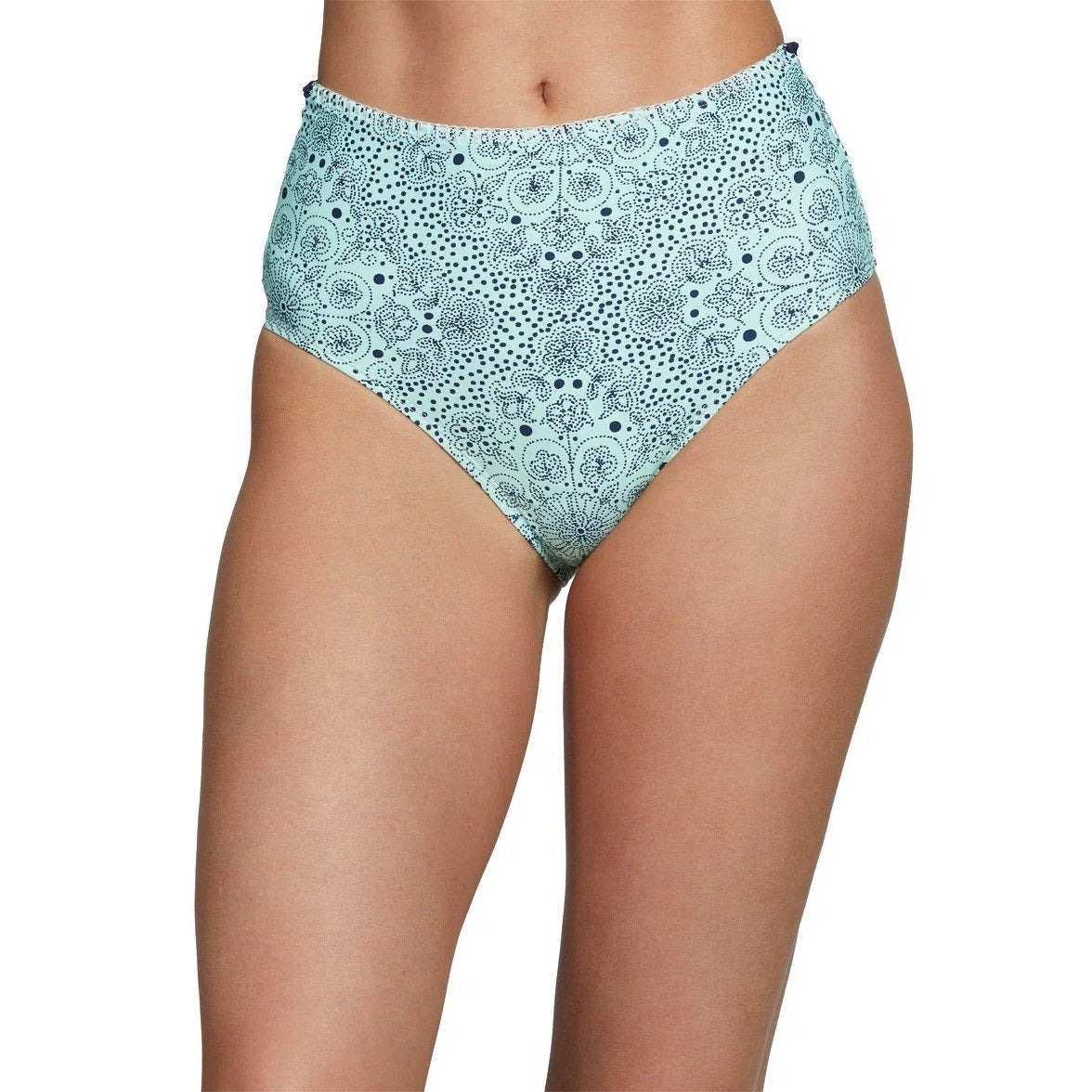 Anne Cole NWT Mykonos Medallion High Waisted Bikini Bottom Size XL