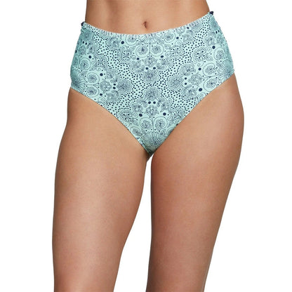 Anne Cole NWT Mykonos Medallion High Waisted Bikini Bottom Size XL