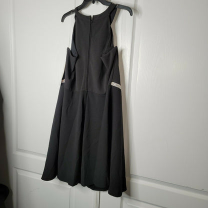 Emerald Sundae Rhinestone Halter Cocktail Dress Sleeveless Knee Length Black 3X