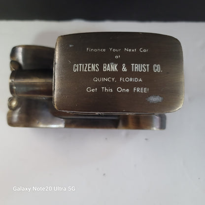 Banthrico Quincy Florida Souvenir car Metal Model T Ford Citizens Bank and Trust