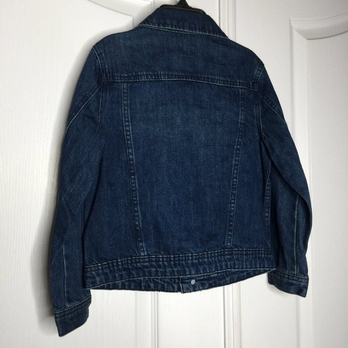 Tractr Girls Basic Denim Jacket Long Sleeve Front Button Size 6